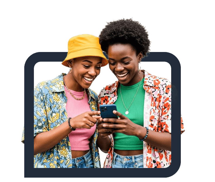 People on cell